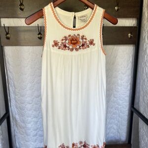 Ariat Embroiderer Summer Shift Dress with Pockets XS